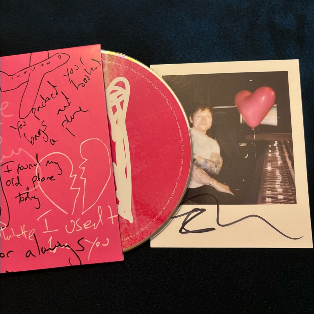 Ed Sheeran Signed Play CD
